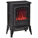 easycomfort camino elettrico con effetto fiamma temperatura regolabile copertura 20 25m nero