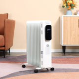 easycomfort easycomfort radiatore a olio a 11 elementi 3 livelli di riscaldamento e timer 50 5x24x63cm bianco