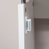 easycomfort easycomfort copritermosifone a doghe moderno ed elegante per la casa in mdf e acciaio 90x18x84cm bianco