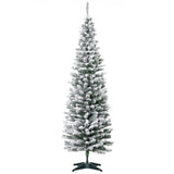 easycomfort easycomfort albero di natale artificiale innevato 180cm con rami 390 base rimovibile decorazioni natalizie