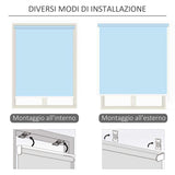 easycomfort easycomfort tenda avvolgibile parasole con manovella installazione a muro o soffitto 120x200cm beige