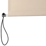 easycomfort easycomfort tenda avvolgibile parasole con manovella installazione a muro o soffitto 120x200cm beige