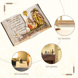 easycomfort easycomfort presepe di natale nativita con statuine 3d in resina 21 5x9 5x14cm