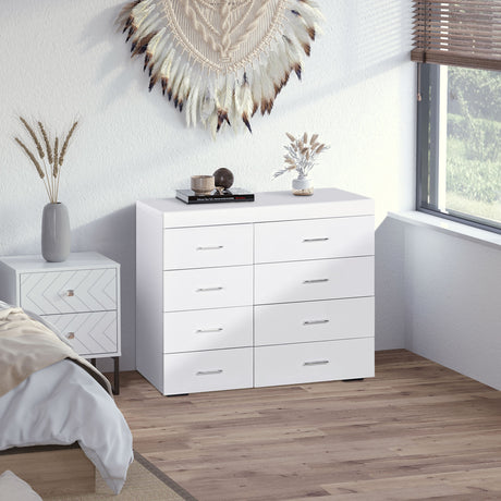 easycomfort easycomfort mobile con cassetti cassettiera in legno per camera cucina bagno 903573cm bianca ean 8054111847193