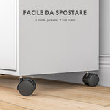 easycomfort easycomfort mobile asse da stiro con piano dappoggio 3 ripiani a cubo e guida 107x42 5x99cm bianco