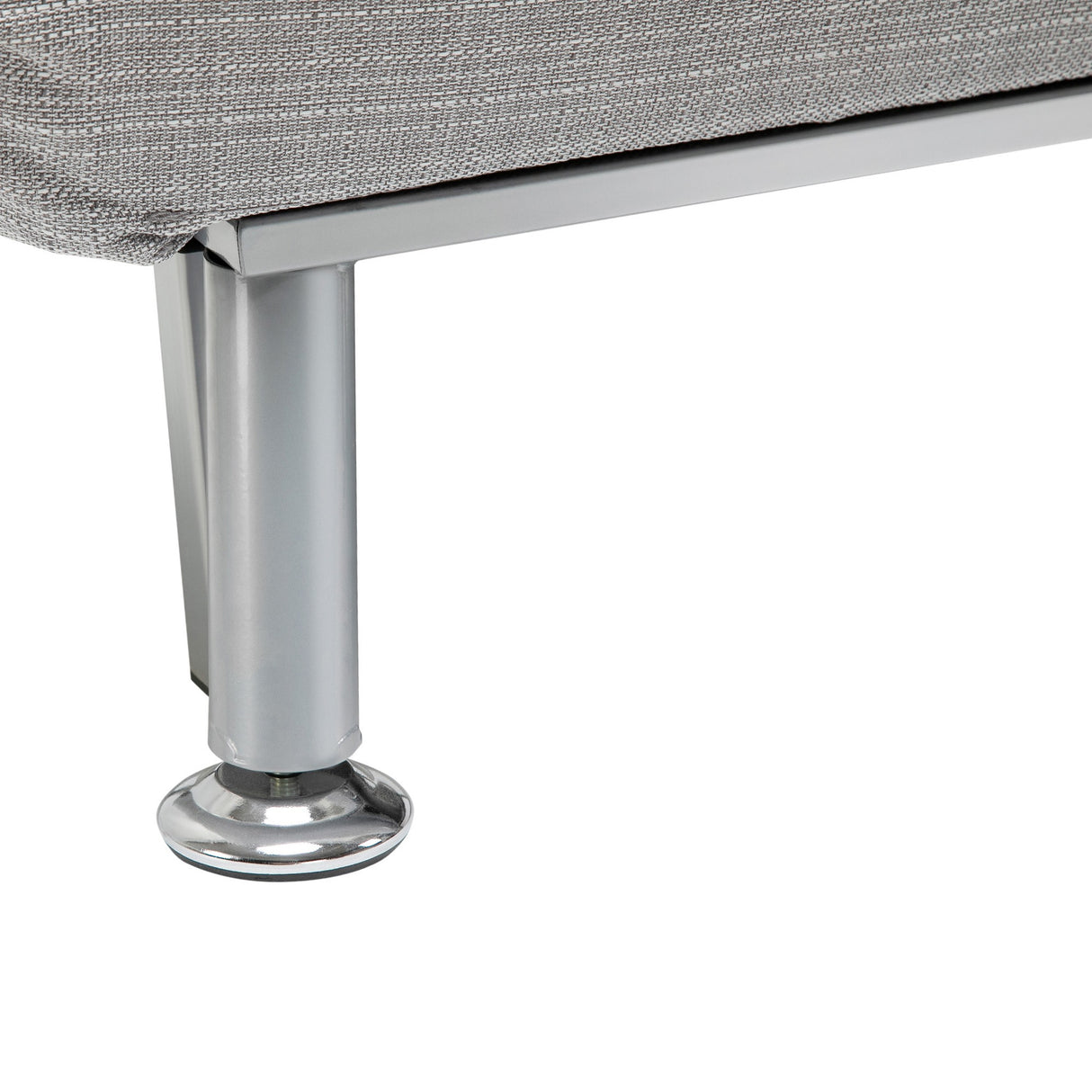 easycomfort easycomfort poltrona letto in ferro e cotone con cuscino a righe 75 x 70 x 75cm grigio ean 8055776914640