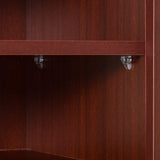 easycomfort easycomfort mobile porta tv classico da soggiorno con 2 ripiani e 2 armadietti in mdf e acciaio inox marrone 120x39 5x52cm ean 8054144130132