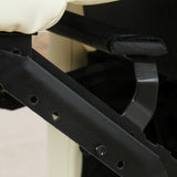 easycomfort easycomfort poltrona relax per interni reclinabile manualmente con cuscino imbottito in pelle pu e acciaio 75x82x99 cm crema ean 8055776913384