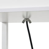 easycomfort easycomfort lampada da terra con 3 mensole integrate attacco e27 potenza 40w arredamento moderno in mdf 26x26x160cm bianco