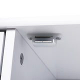 easycomfort easycomfort mobile da bagno con 4 cassetti e 1 armadietto ripiano regolabile a 3 altezze vernice ecologica anti ribaltamento in mdf bianco 56x30x83cm ean 8054144133799