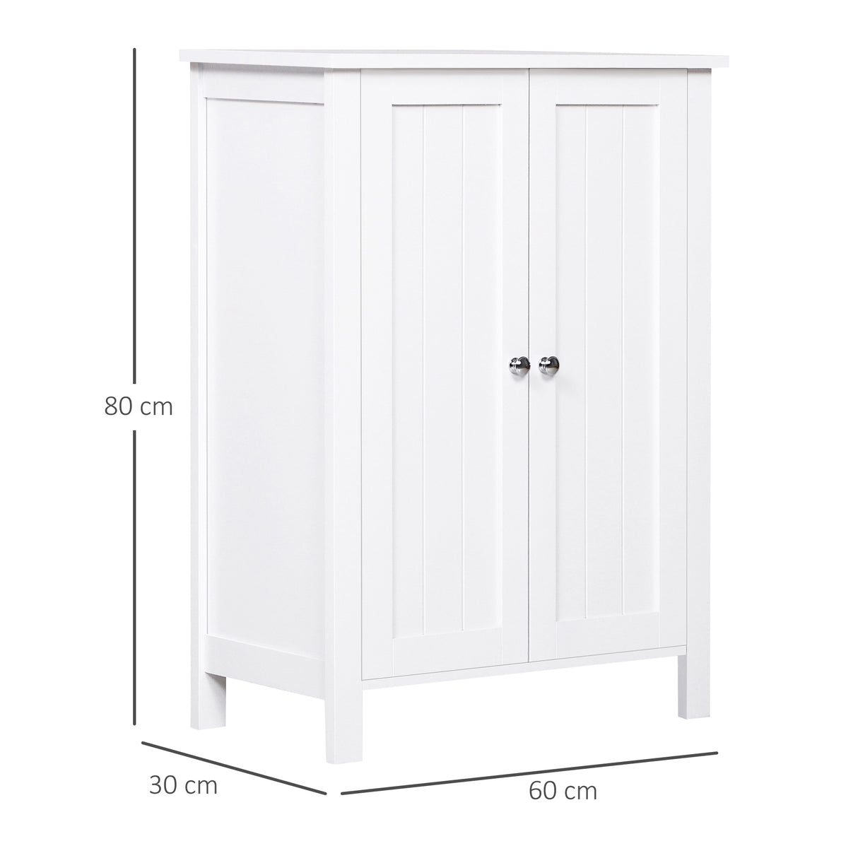 easycomfort easycomfort mobiletto da bagno mobiletto multiuso salvaspazio con armadietto 2 ripiani 2 ante maniglie in mdf 60 x 30 x 80cm bianco ean 8054144130422