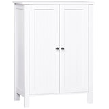 easycomfort easycomfort mobiletto da bagno mobiletto multiuso salvaspazio con armadietto 2 ripiani 2 ante maniglie in mdf 60 x 30 x 80cm bianco ean 8054144130422