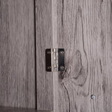 easycomfort easycomfort colonna bagno in mdf con 2 armadietti e 2 ripiani aperti 30x32x172 5 cm color legno