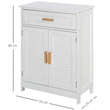easycomfort easycomfort mobiletto per bagno o camera da letto in mdf bianco impermeabile con cassetto e armadietto 59 x 29 x 80cm ean 8054144130071