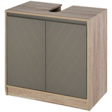 easycomfort easycomfort armadietto sottolavabo in mdf con ritaglio per lavandino con 2 ante e 2 mensole regolabili 60 x 30 x 60cm ean 8054111847827