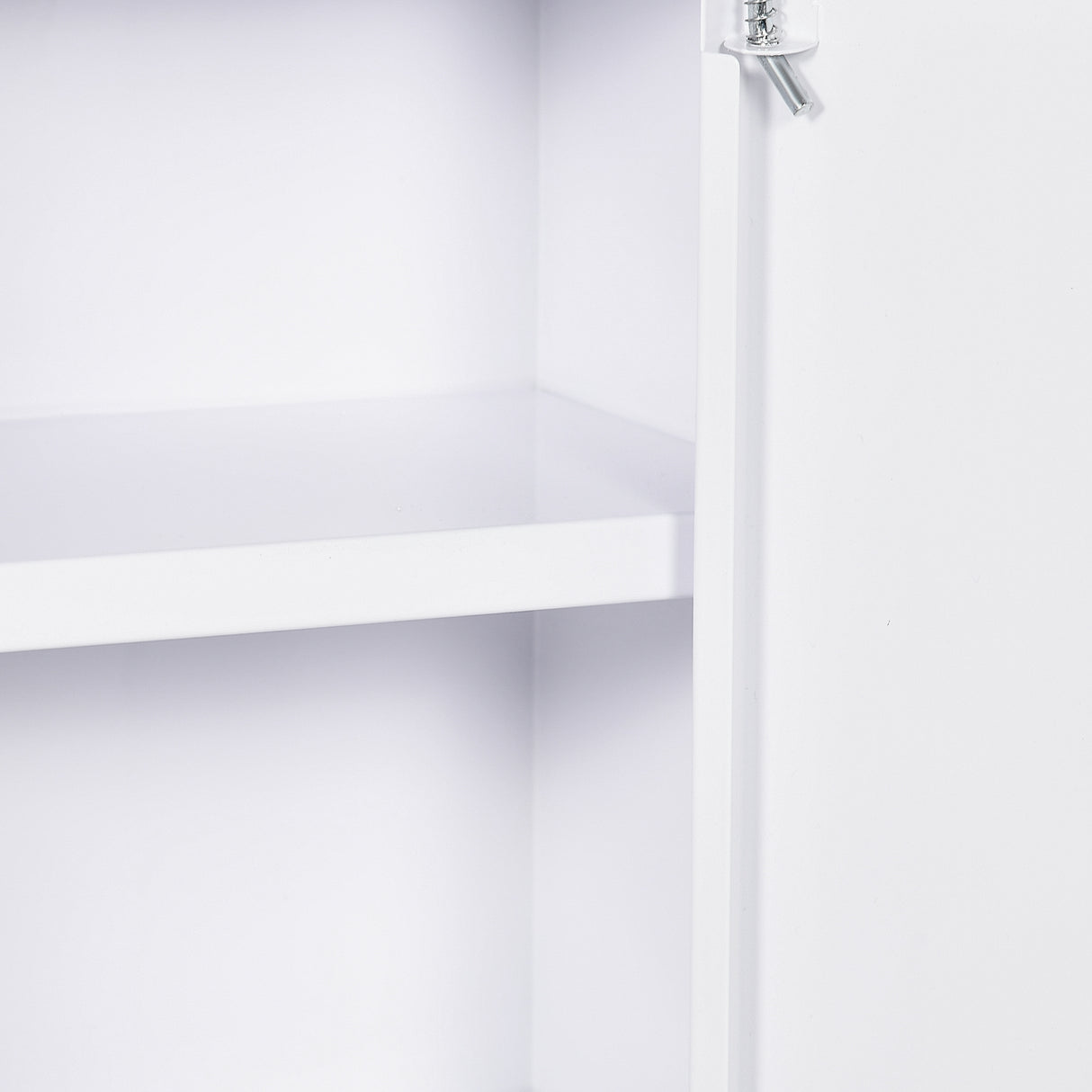 easycomfort easycomfort armadietto medicinali a 3 ripiani in acciaio inox con 2 chiavi e montaggio a parete 30x14x46 cm bianco