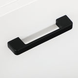 easycomfort easycomfort mobile bagno in truciolato bianco con 2 armadietti con ante e 2 ripiani aperti 80x33 5x190 cm