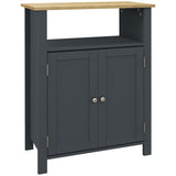 easycomfort easycomfort mobiletto bagno a 3 ripiani in mdf e truciolato con ripiano interno regolabile 60x30x80 5 cm