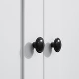 easycomfort easycomfort mobile cucina con armadietto superiore e inferiore e cassetto centrale in legno 76x40 5x184 cm bianco