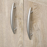 easycomfort easycomfort mobile buffet dispensa cucina ante cassetti e vani aperti 100l x 39p x 181 5acm bianco e legno