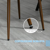 easycomfort easycomfort sedie da cucina imbottite set 4 pezzi in poliestere e acciaio 47x55x86 cm blu