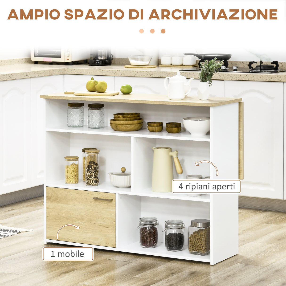easycomfort easycomfort tavolo da bar moderno in mdf per 2 persone con 4 ripiani aperti e armadietto 116x79 5x91 cm