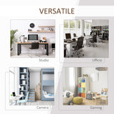 easycomfort easycomfort scrivania computer con libreria salvaspazio tavolo da pranzo per ufficio e studio in truciolato 120x55x120 cm ean 8054144134253