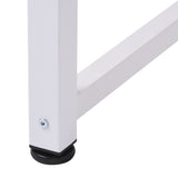 easycomfort easycomfort tavolo scrivania in legno mdf color rovere e gambe in metallo bianco ean 8054111849838