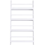 easycomfort easycomfort libreria da parete con 4 ripiani in legno bianco impermeabile carico massimo 30kg 59cm x 12cm x 113cm ean 8054111841955