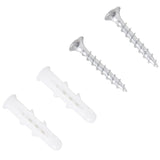 easycomfort easycomfort libreria da parete con 4 ripiani in legno bianco impermeabile carico massimo 30kg 59cm x 12cm x 113cm ean 8054111841955