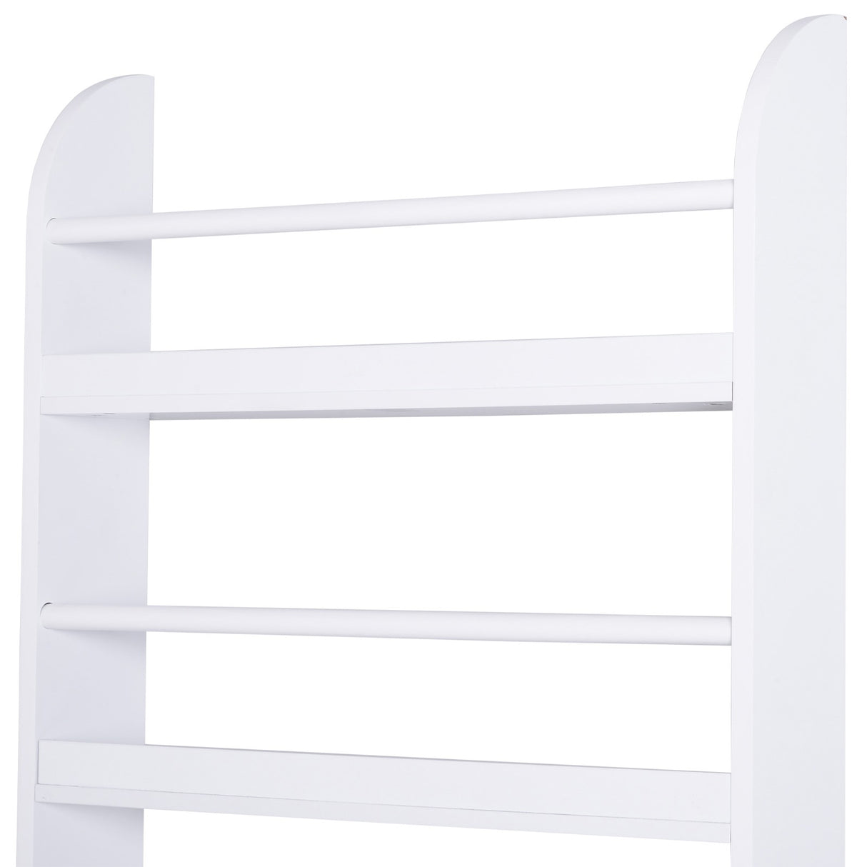 easycomfort easycomfort libreria da parete con 4 ripiani in legno bianco impermeabile carico massimo 30kg 59cm x 12cm x 113cm ean 8054111841955