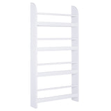 easycomfort easycomfort libreria da parete con 4 ripiani in legno bianco impermeabile carico massimo 30kg 59cm x 12cm x 113cm ean 8054111841955