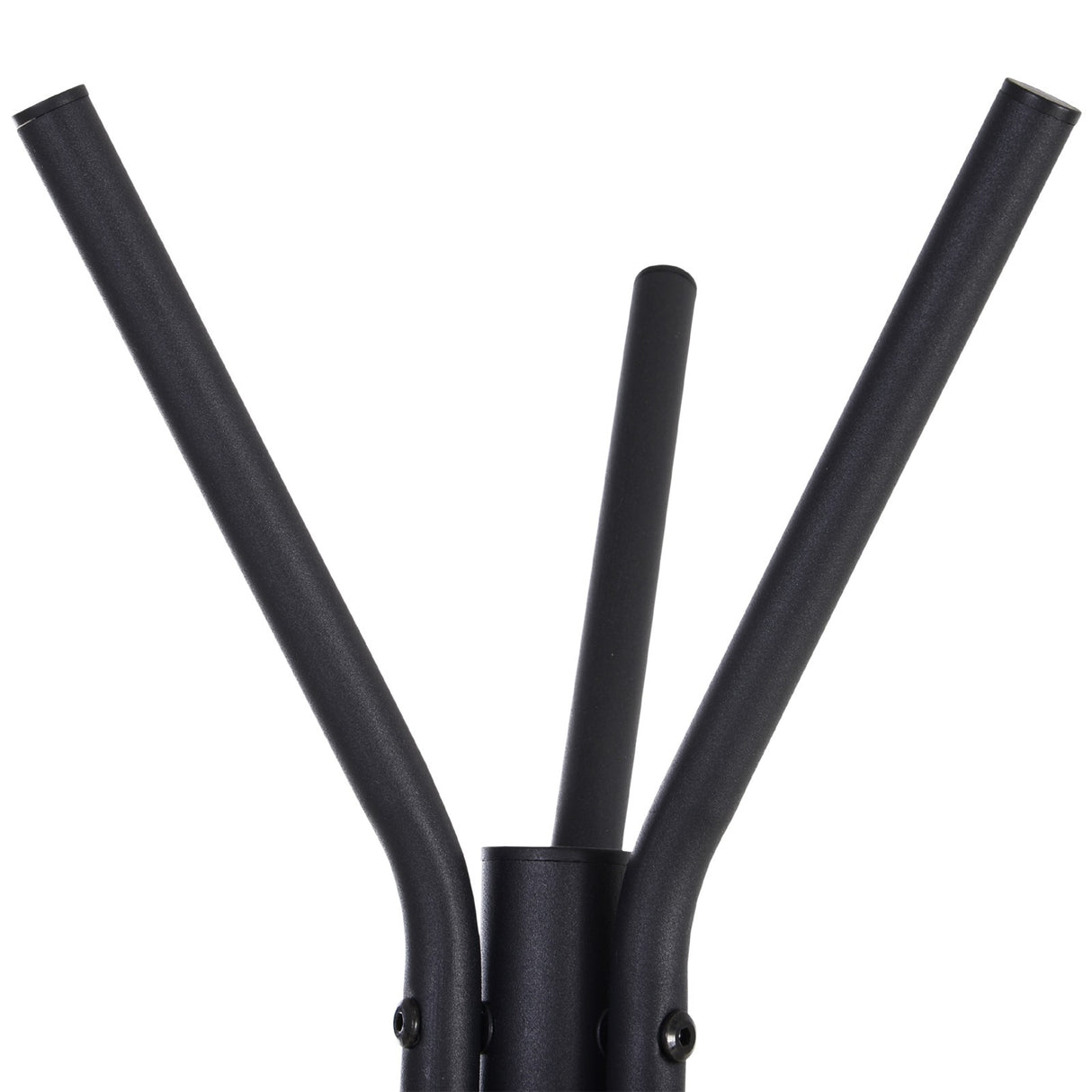 easycomfort easycomfort appendiabiti ad albero con 2 ripiani nero e marrone in metallo e legno ean 8054111843195