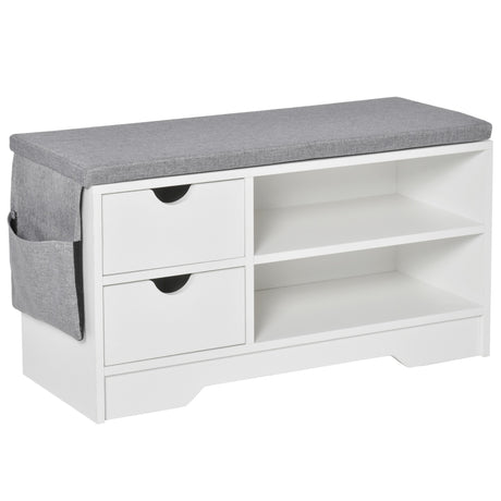 easycomfort easycomfort scarpiera salvaspazio panca scarpiera in legno mobile scarpiera da ingresso bianca 80 5x30 5x43 5cm