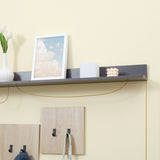 easycomfort easycomfort set mobile da ingresso con attaccapanni scarpiera con panca e scaffale grigio e naturale