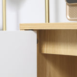 easycomfort easycomfort mobile multiuso moderno in truciolato e legno di pino con ripiano interno regolabile su 3 livelli 77x35x77 5 cm