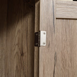 easycomfort easycomfort mobile cucina a 4 ante con mensole regolabili e base rialzata in legno 80x40x182cm