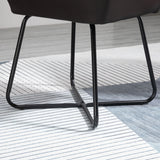 easycomfort easycomfort set 2 sedie moderne per sala da pranzo cucina o soggiorno sedie imbottite in similpelle marrone 60x56 5x85cm