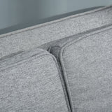 easycomfort easycomfort divano letto a 1 piazza in tessuto seduta 2 posti e schienale a 3 reclinazioni 154x87x89cm