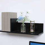 easycomfort easycomfort mobile porta tv moderno con 2 mensole in legno vani aperti e armadietti nero