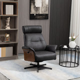 easycomfort easycomfort poltrona reclinabile con poggiatesta regolabile e seduta imbottita in acciaio e legno 84x83x103 cm