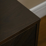 easycomfort easycomfort mobile porta tv fino a 55 con 2 armadietti in legno e metallo 120x39x50 cm marrone e oro