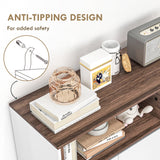 easycomfort easycomfort credenza moderna da cucina in legno con armadietti cassetto e vano aperto 105x39x83cm bianco