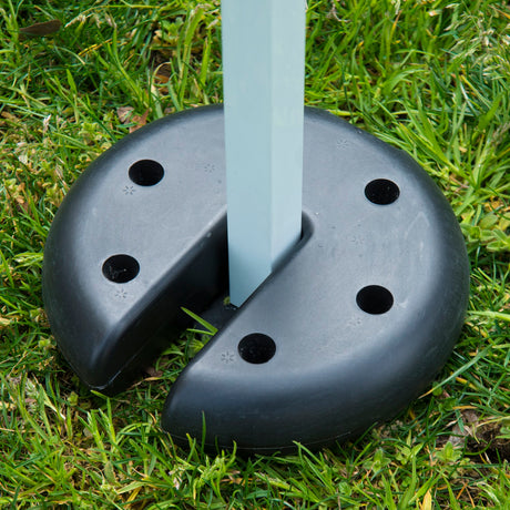 easycomfort easycomfort base per gazebo 4 pezzi riempito con cemento 2.3kg 20x4.5cm