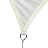 easycomfort easycomfort vela ombreggiante rettangolare tenda da sole in poliestere 3x4m bianco crema