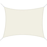 easycomfort easycomfort vela ombreggiante rettangolare tenda da sole in poliestere 3x4m bianco crema