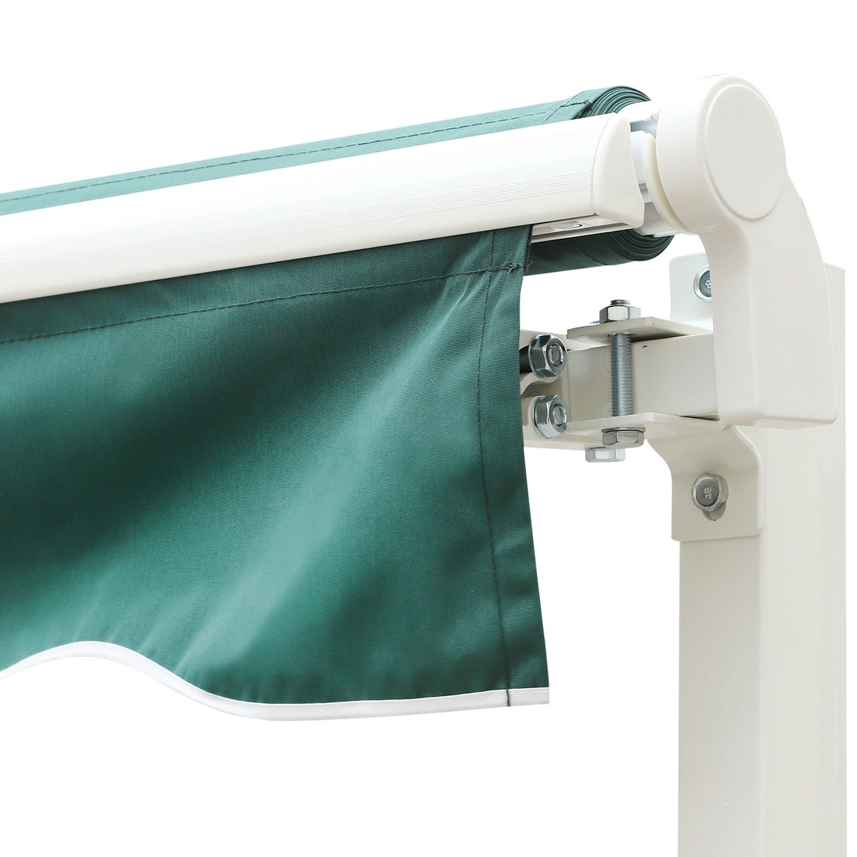 easycomfort easycomfort tenda da sole a manovella copertura impermeabile 400x250cm verde