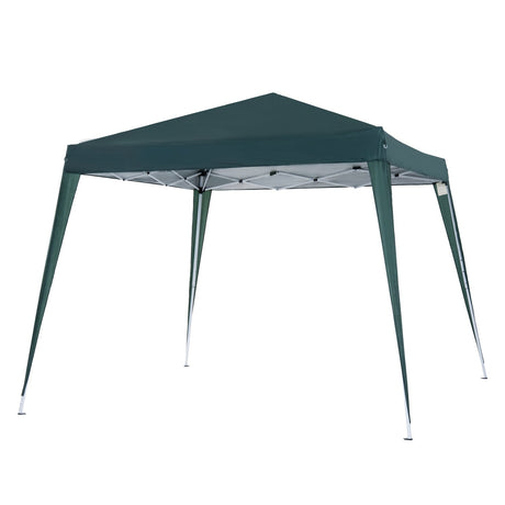 easycomfort easycomfort gazebo pieghevole da giardino 3x3m acciaio e poliestere verde