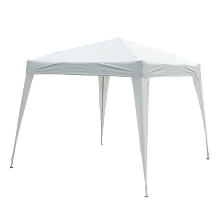 easycomfort easycomfort gazebo pop up impermeabile bianco 3x3m