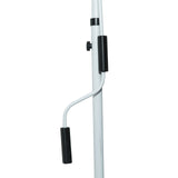 easycomfort easycomfort tenda da sole con manovella telaio telescopico e angolo regolabile verde 200x150cm